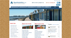 Desktop Screenshot of beachhuts4hire.co.uk